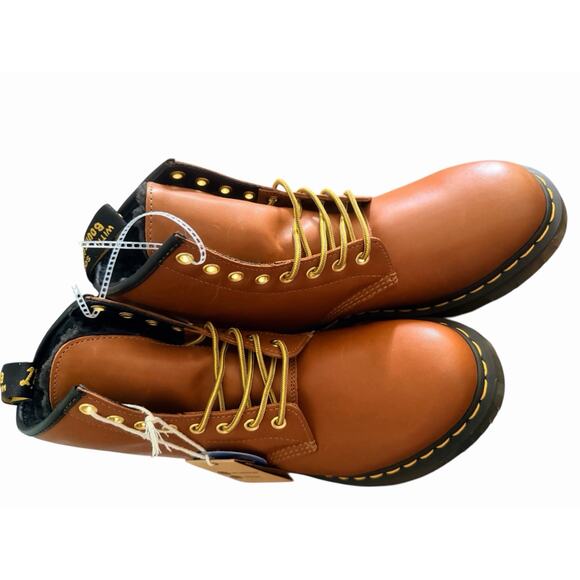 Dr Martens Tan Brown Boots 1460 Wintergrip Lacer Lined Women’s 8 NWOB main image 7